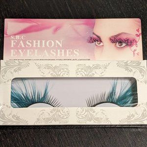SBC Fashion Eyelashes Turquoise Blue Green